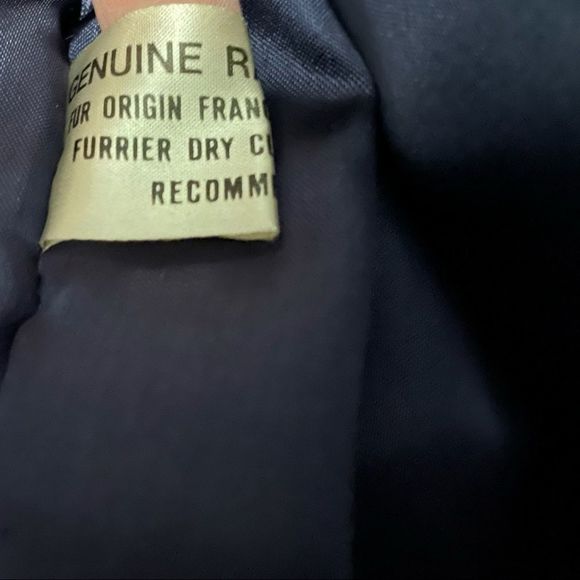 𝅺Vintage Mademoiselle rabbit fur jacket size medium. EUC. - Picture 5 of 8